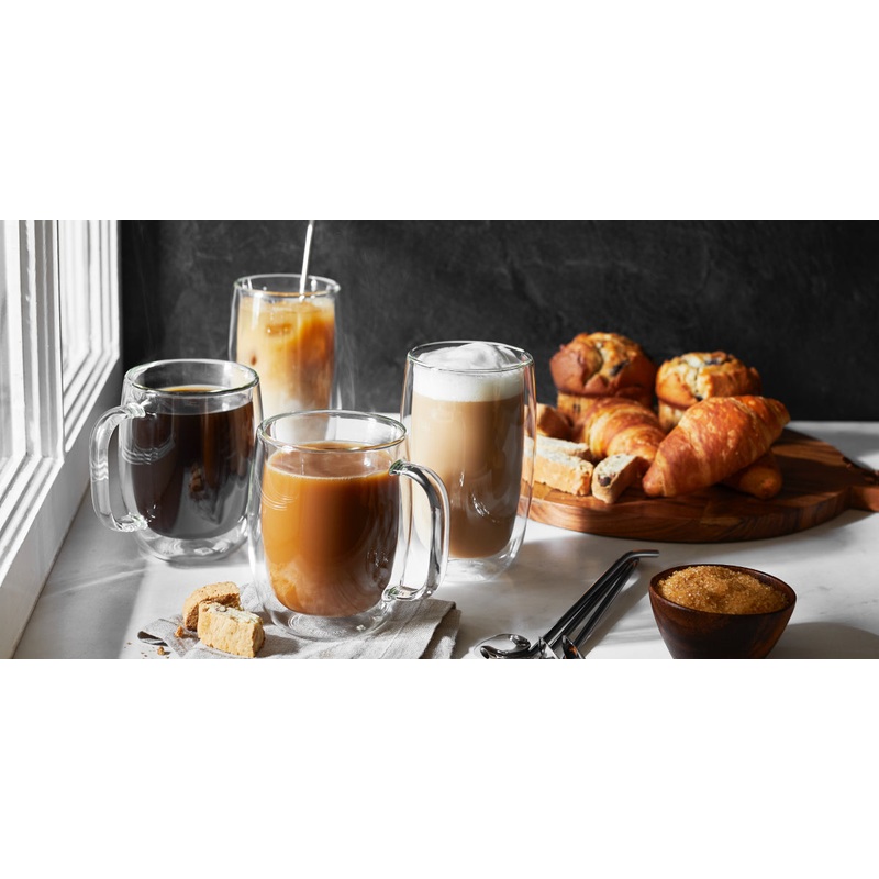 Sorrento Double Wall Coffee / Tea Glass Set 2