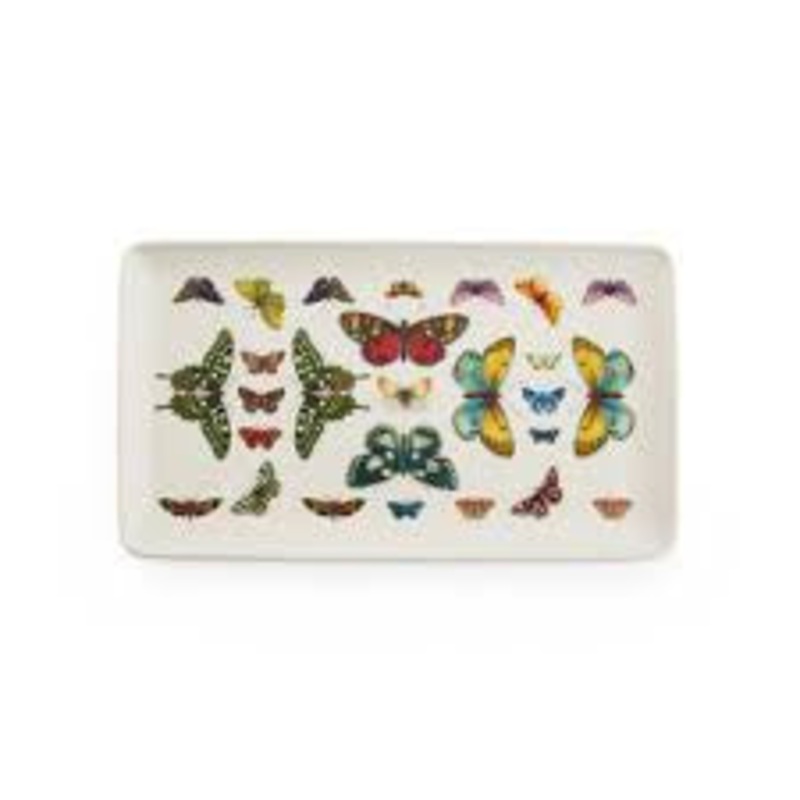 BG Rectangular Platter 13 Butterflies