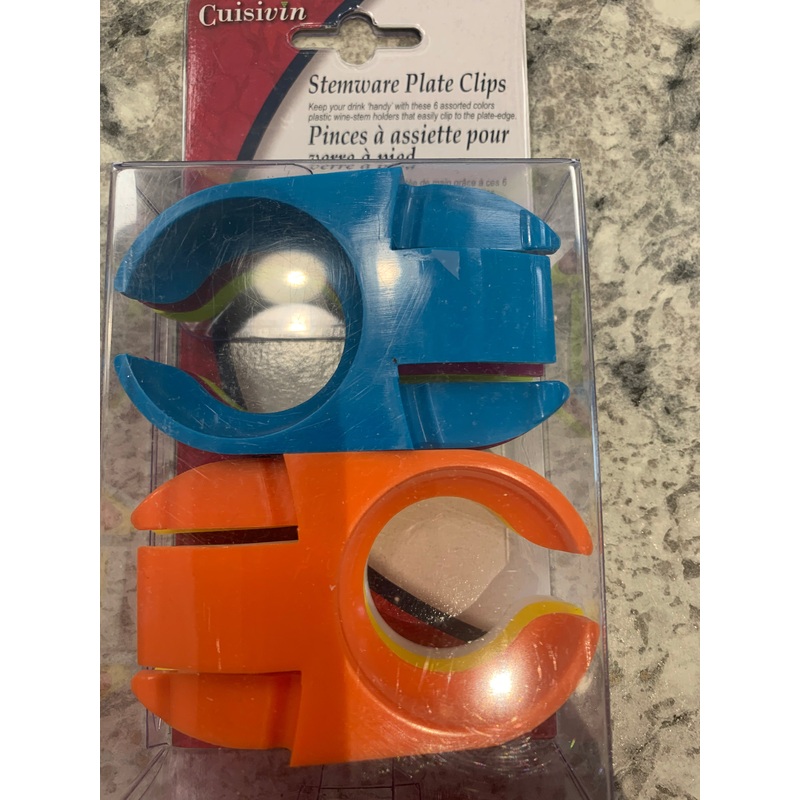 Stemware Plate Clips