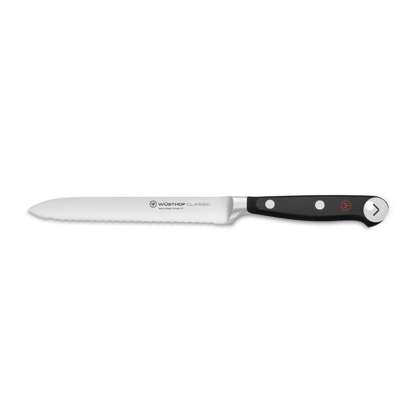 Classic Sausage / Serrated Utility Knife 14cm / 5in