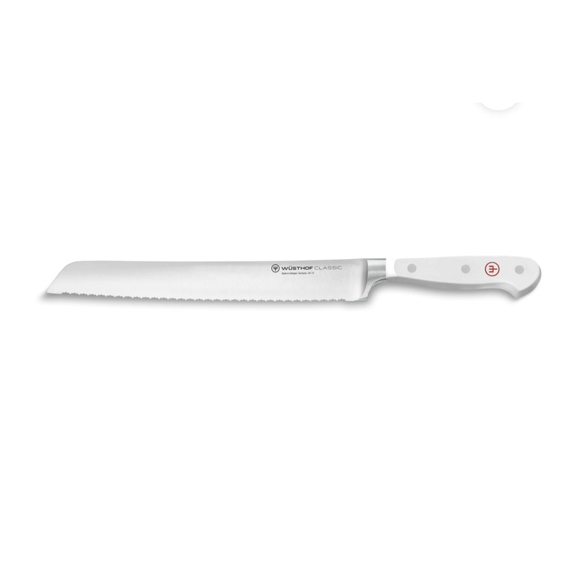 Wusthof Classic White 9 Double Serrated Bread Knife