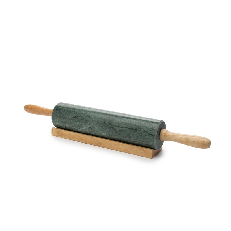 Green Marble Rolling Pin