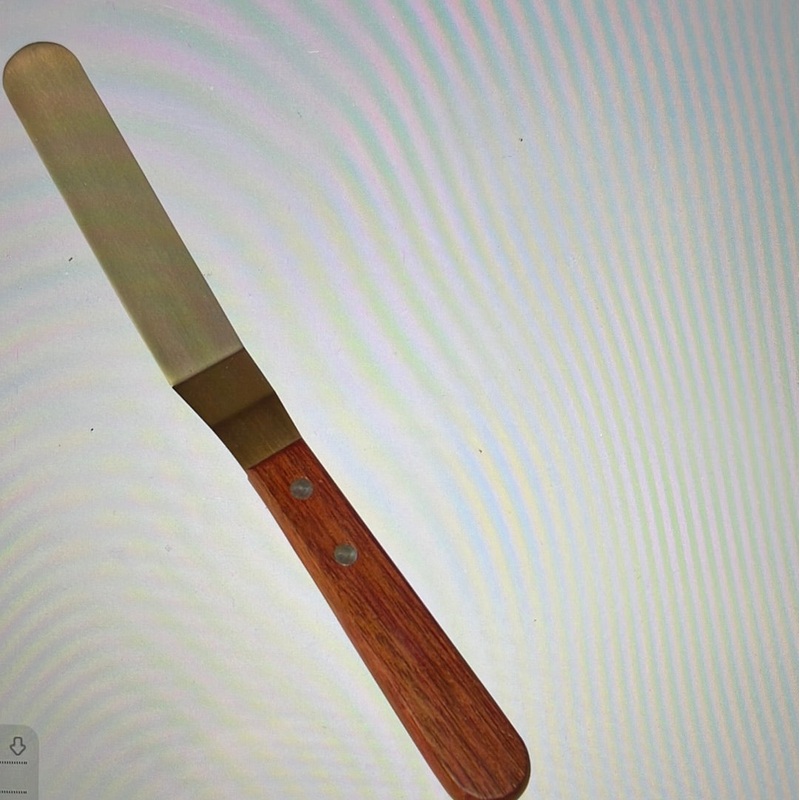 Offset Spatula with Wood Handle