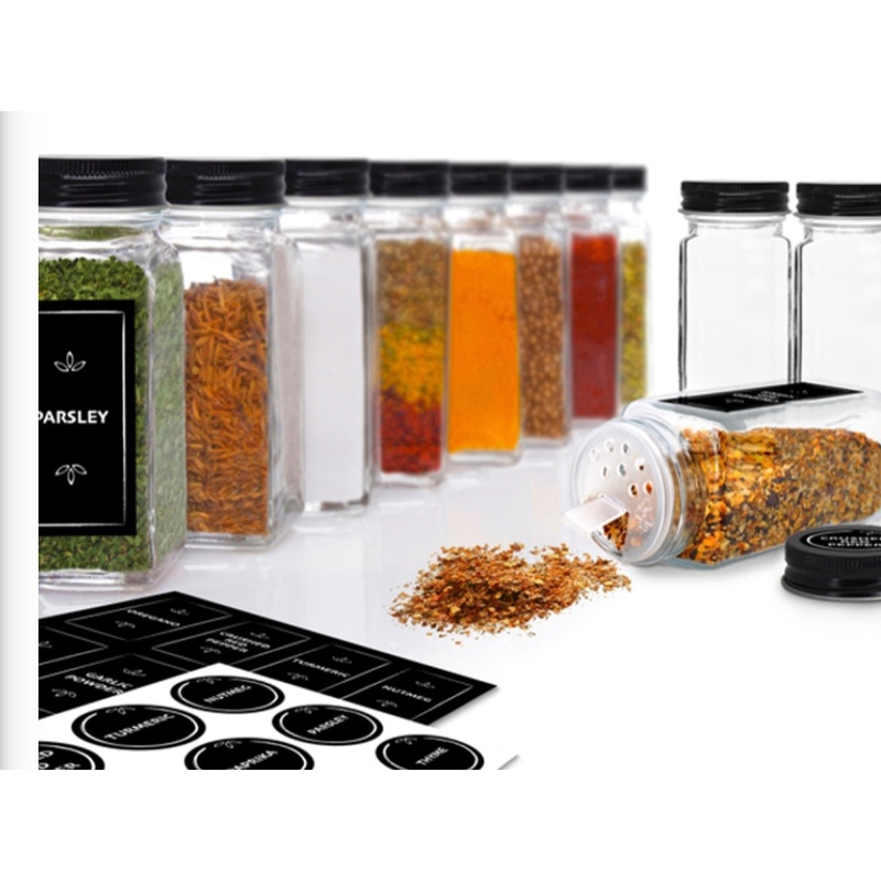 Spice Jar Set (12pc + labels)