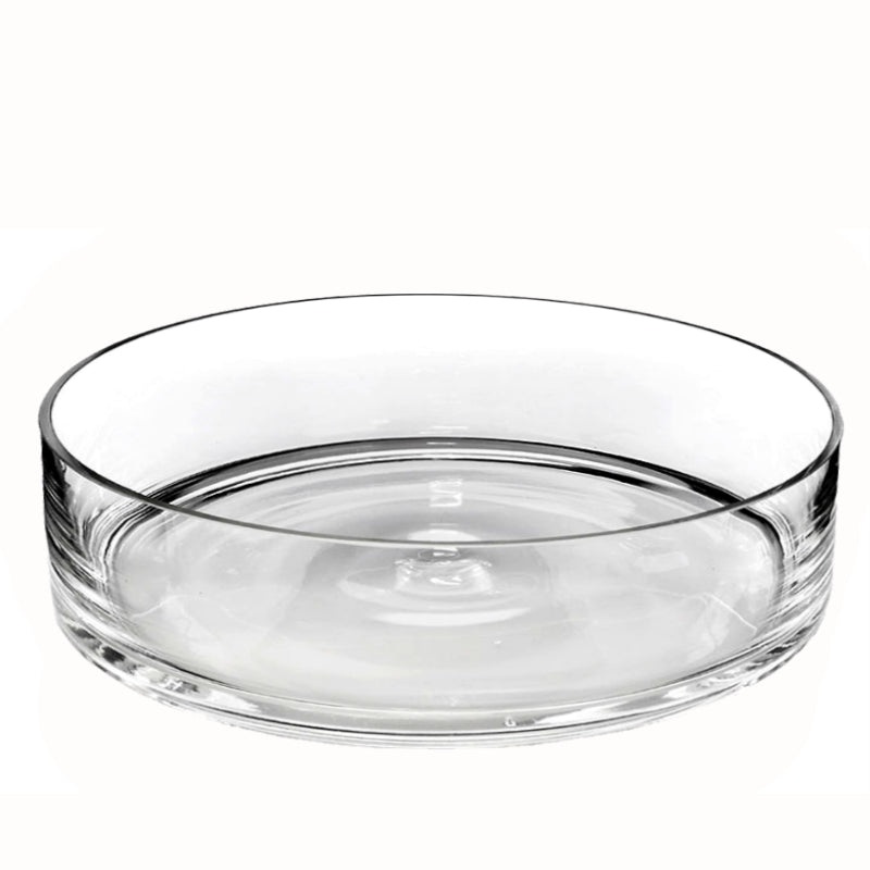 Low Glass Salad Bowl 30cm