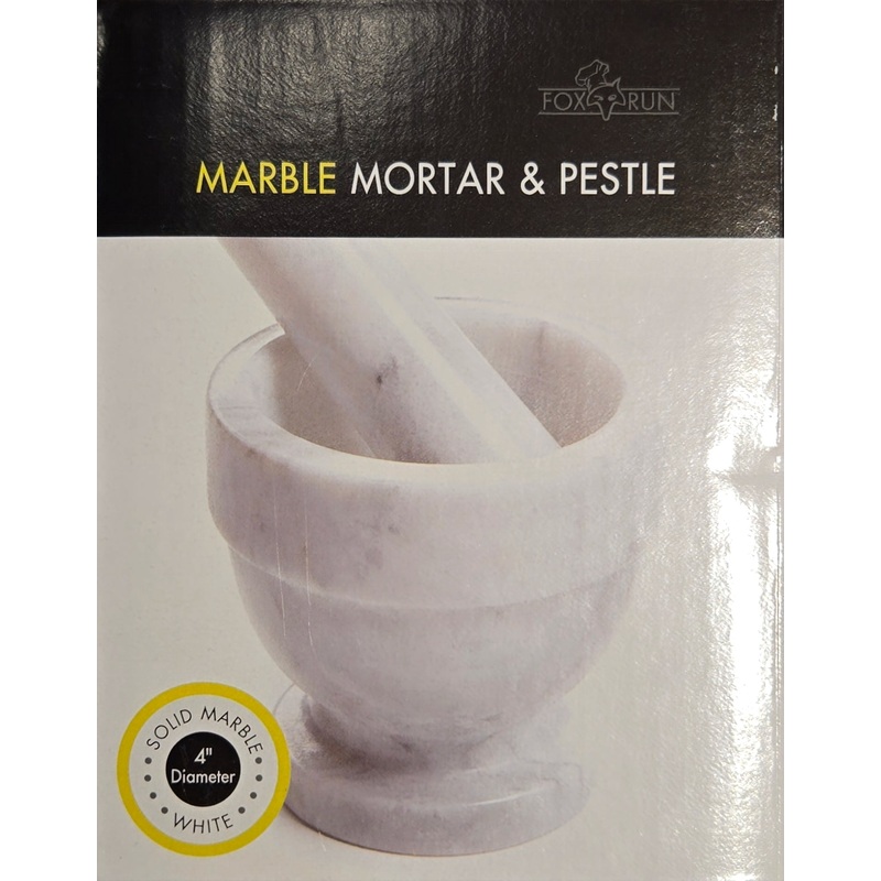 Marble Mortar and Pestle 4"