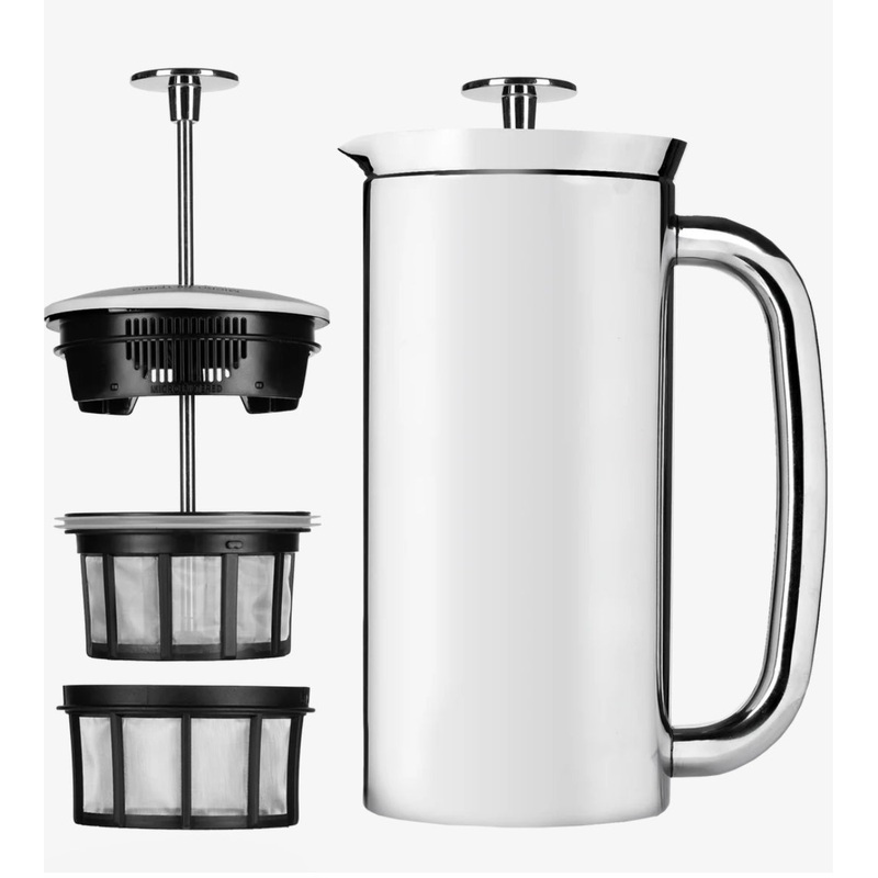 Double Wall Double Filter French Press