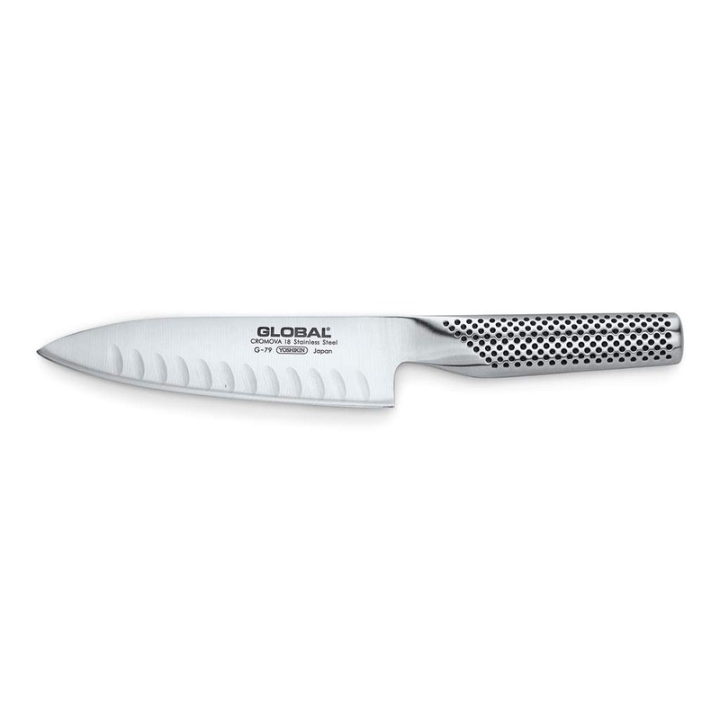 Global Santoku Fluted Knives