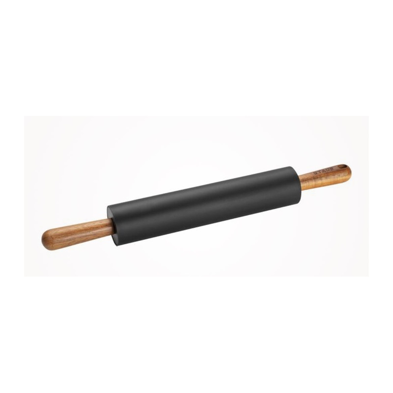 Silicone Rolling Pin with Acacia handles