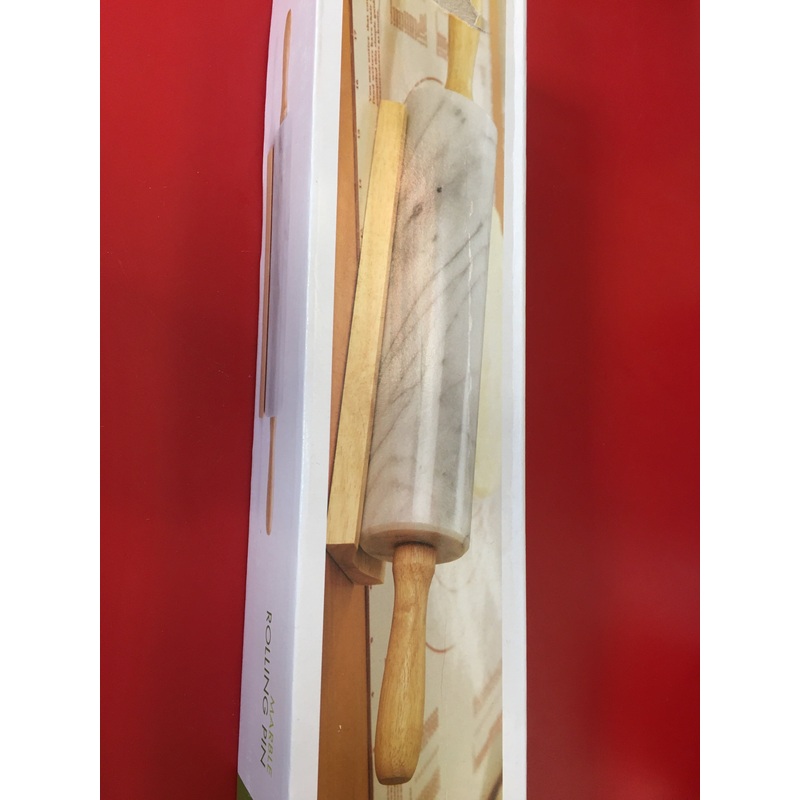Foxrun Marble Rolling Pin with base