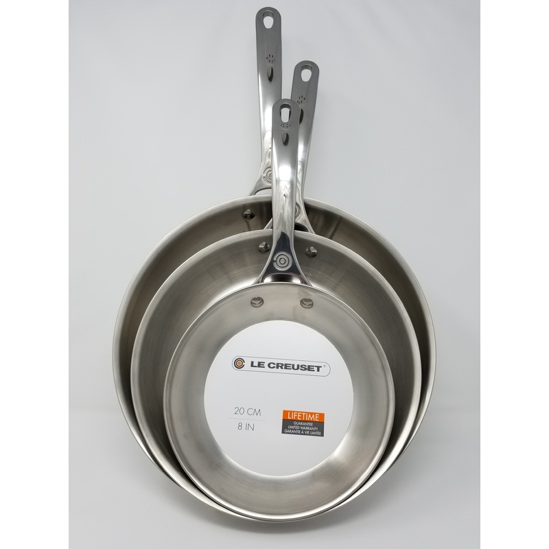 Le Creuset Stainless Steel Fry Pans