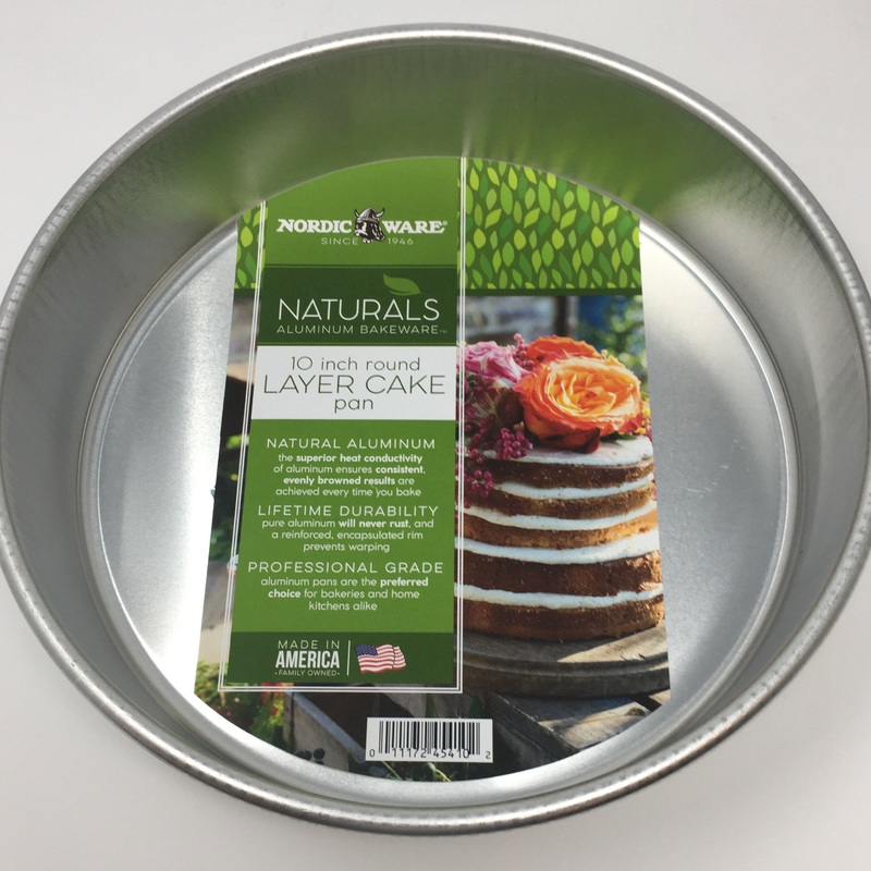 Naturals Aluminum 10" Round Cake Pan