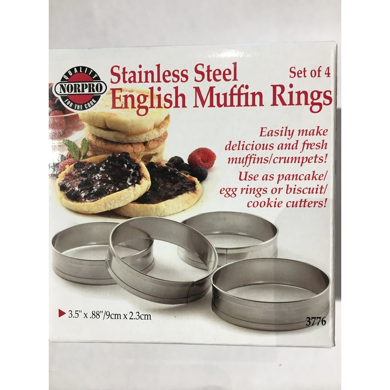 Norpro Stainless Steel English Muffin Rings