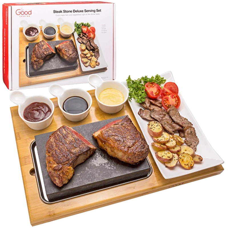 Good Cooking Steak Stone Set