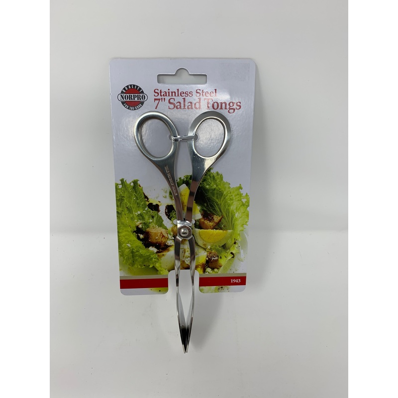Norpro Stainless Steel 7 Salad Tongs