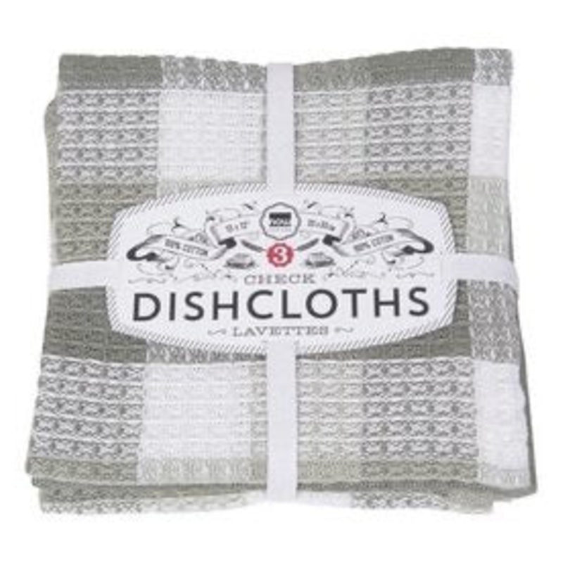 Check Dish Cloth Set of 3