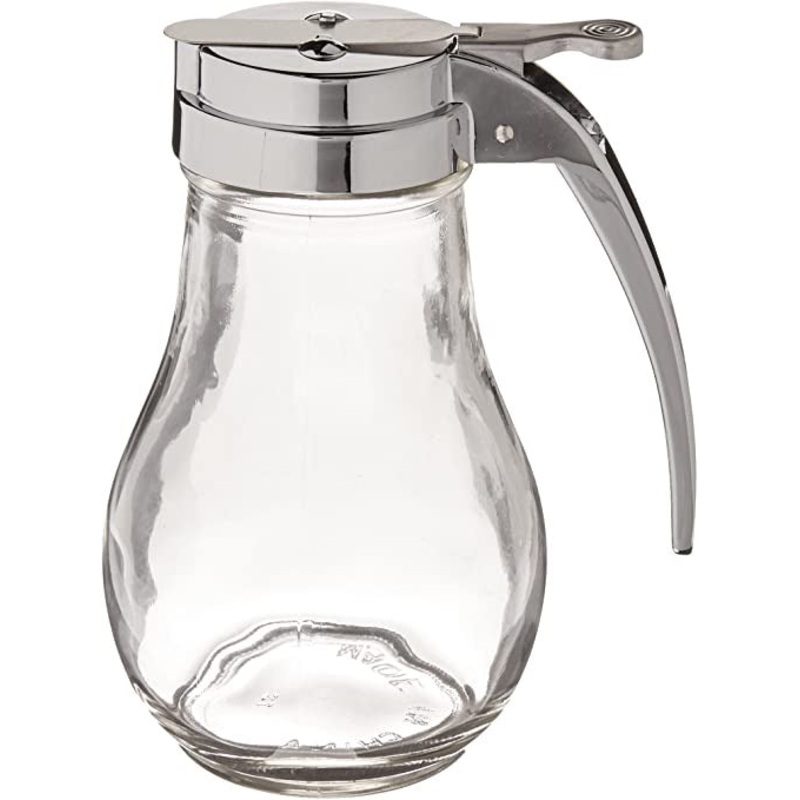 Glass syrup dispenser 11 ounce