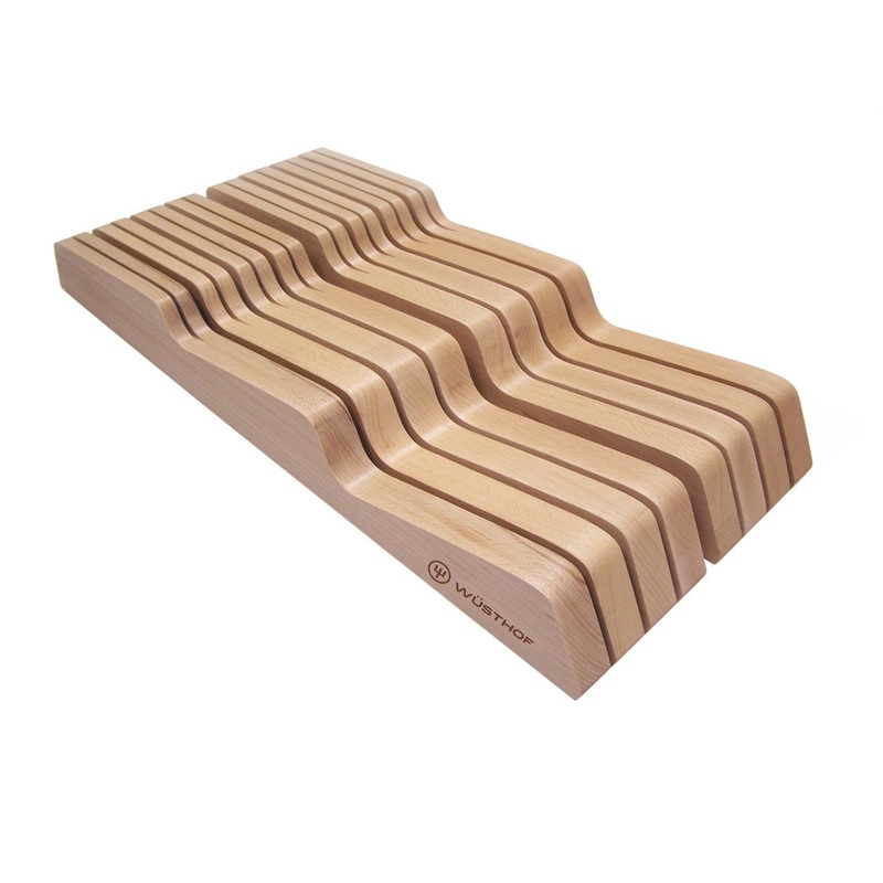 14 slot knife storage beechwood