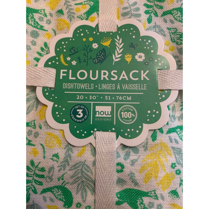 Bakers Floursack Dish Towel Set of 3