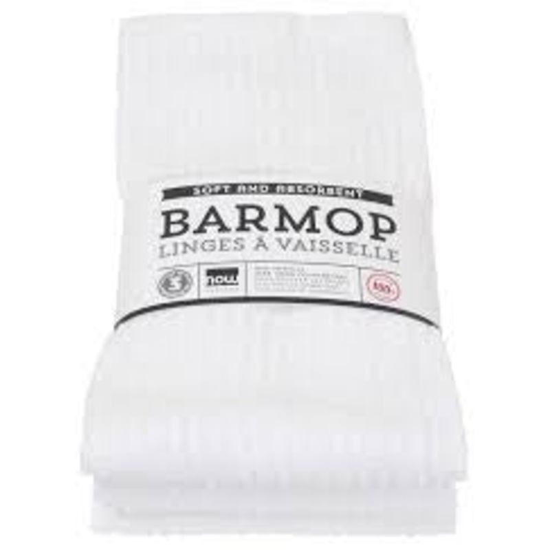 Tea towel bar mop large white
