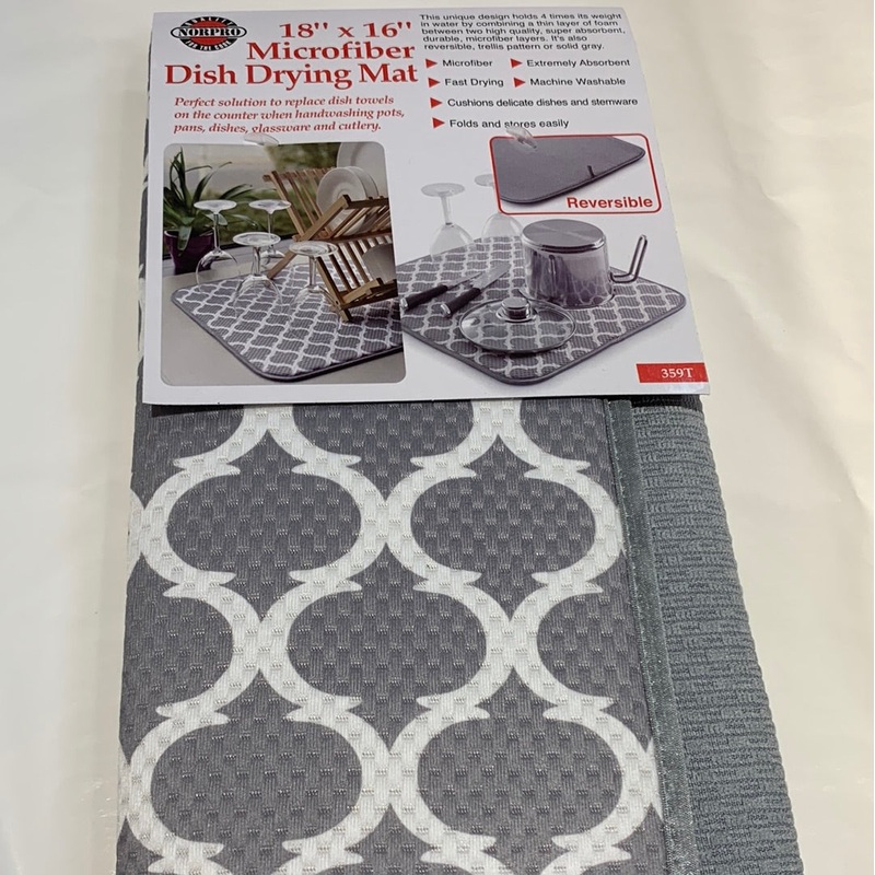 18 x 16 Microfibre dish drying mat