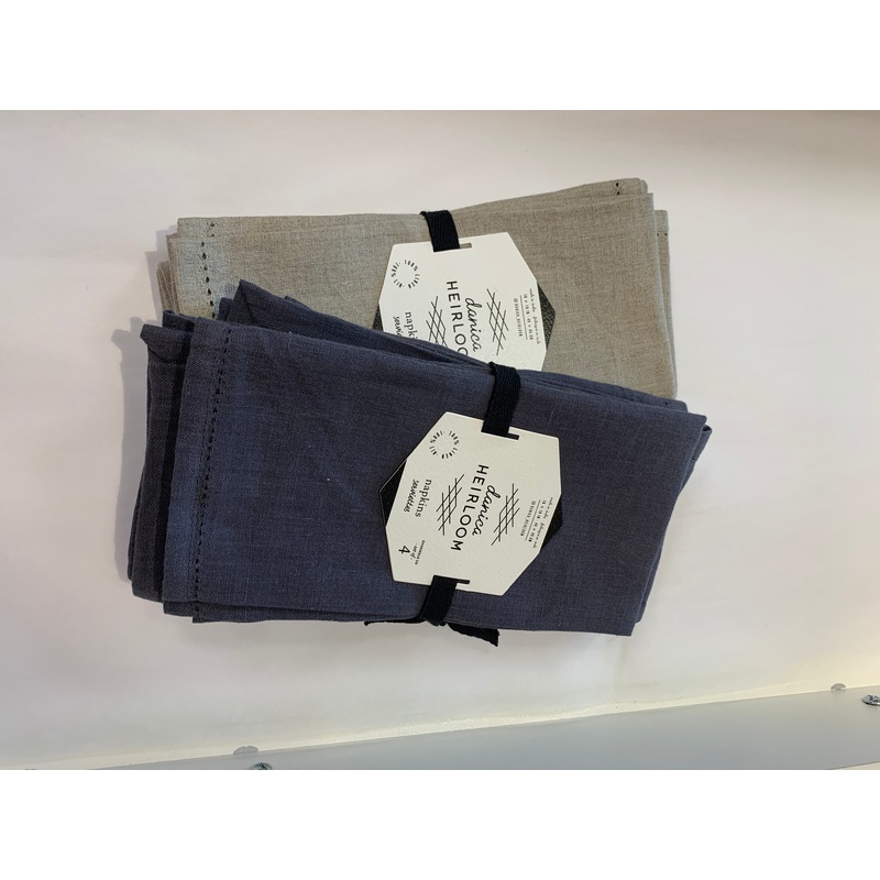 Heirloom Linen Napkins Set 4