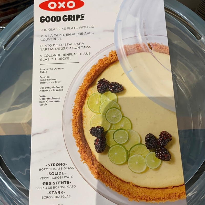 9 inch pie plate with lid