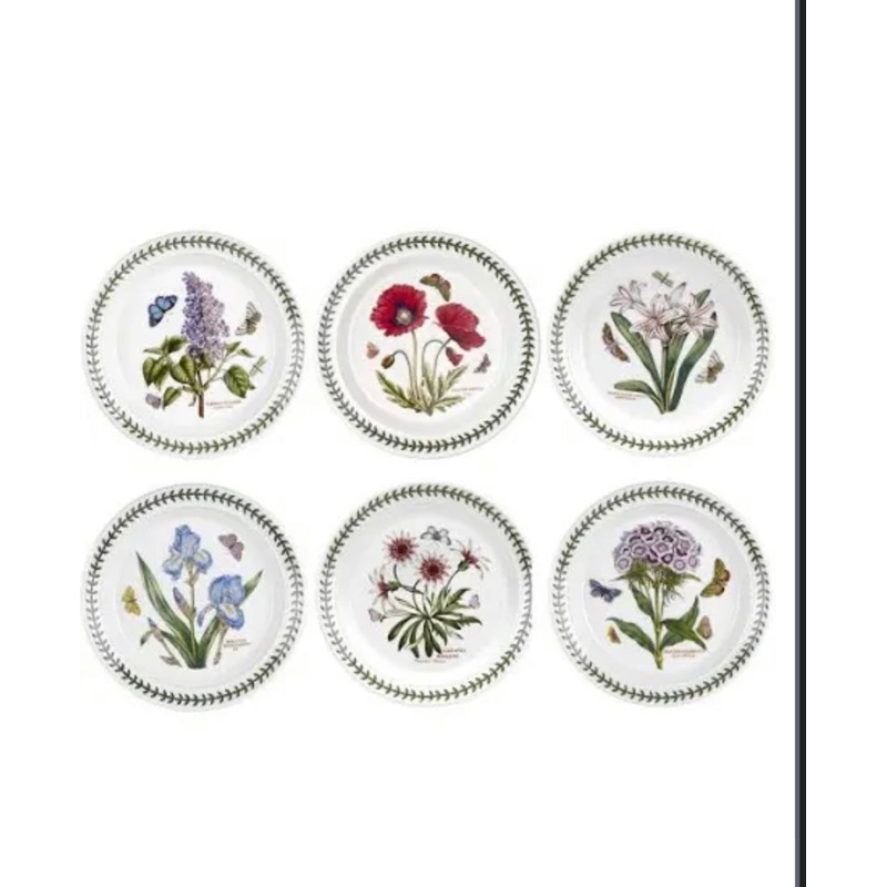 Botanic Garden 8 Salad Plate Set/6