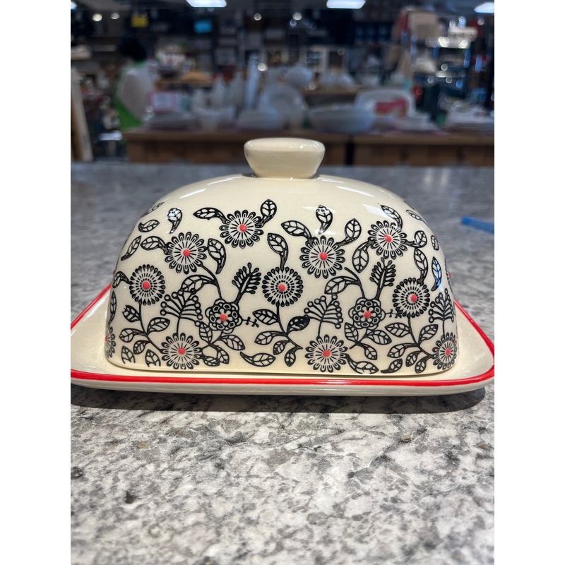 Floral Butter Dish