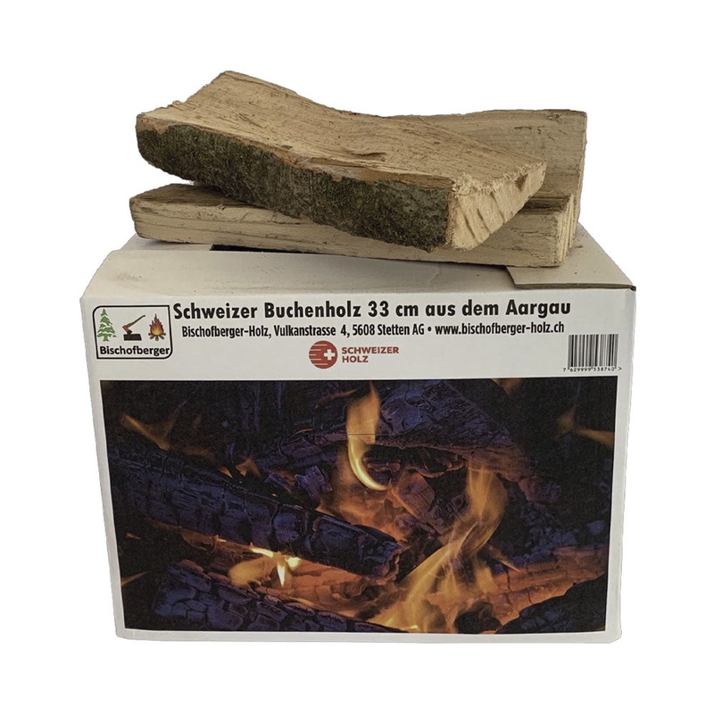 Bischofberger Holz Zubehr Haushalt Schweizer Buchenholz 33cm/25 kg
