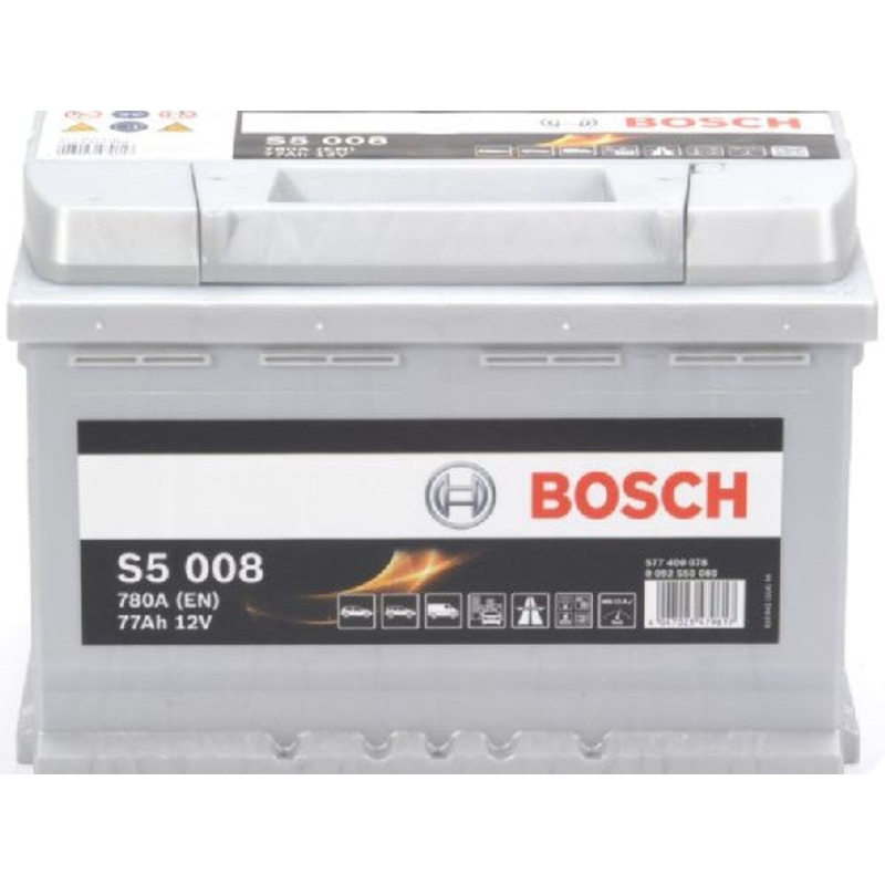 BOSCH Fahrzeugbatterie Starterbatterie Bosch 12V/77Ah/780A LxBxH 278x175x190mm/S:0