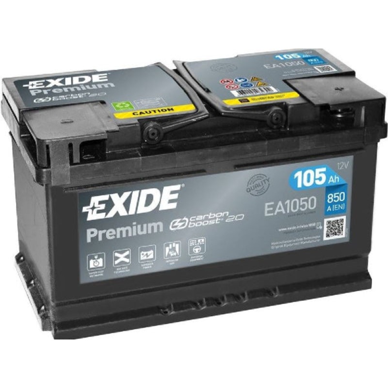 Exide Fahrzeugbatterie Premium 12V/105Ah/850A