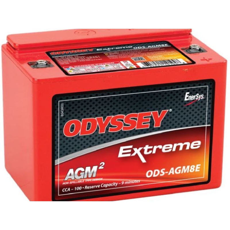 Odyssey Fahrzeugbatterie AGM-Batterie 12V/8Ah/100A LxBxH 138x86x101mm/S:0