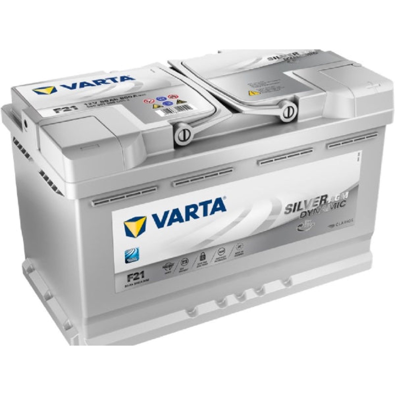 VARTA Fahrzeugbatterie AGM-Batterie Varta 12V/80Ah/800A