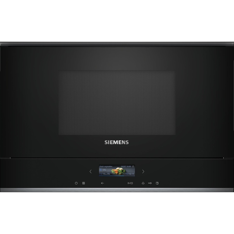 SIEMENS Mikrowelle iQ700, Einbau-Mikrowelle, Schwarz