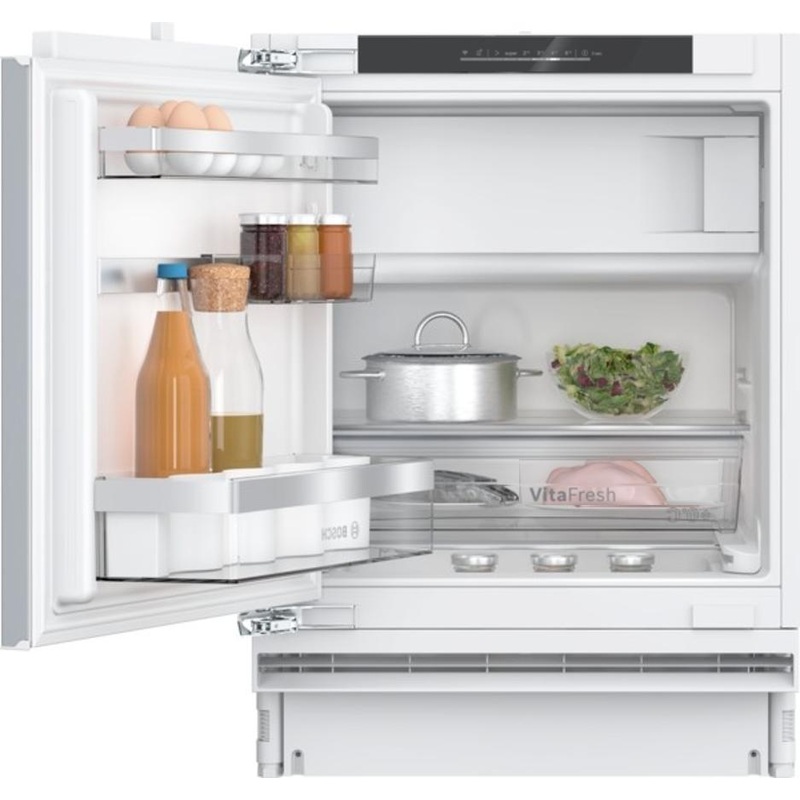 BOSCH Khlschrank Serie 6, Unterbau-mit Gefrierfach, 82 x 60 cm, Flachscharnier mit Softeinzug, rechts