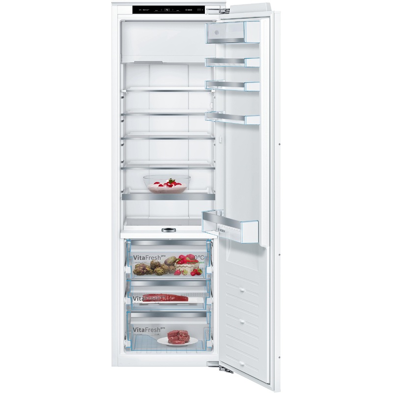 BOSCH Khlschrank Serie 8, Einbau-mit Gefrierfach, 177.5 x 56 cm, Flachscharnier, rechts