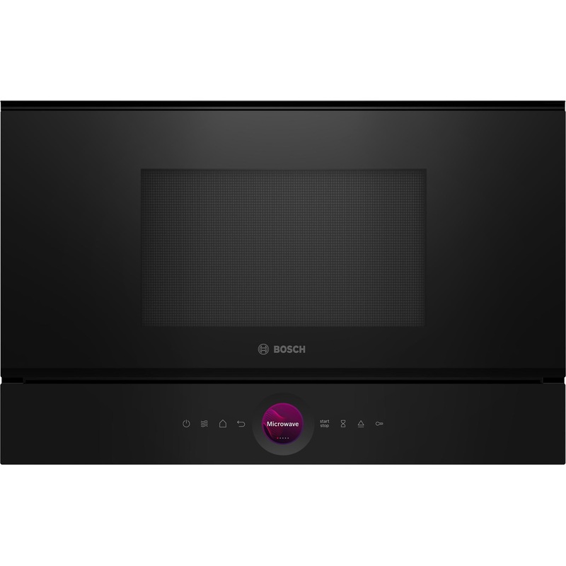 BOSCH Mikrowelle Serie 8, Einbau-Mikrowelle, Schwarz