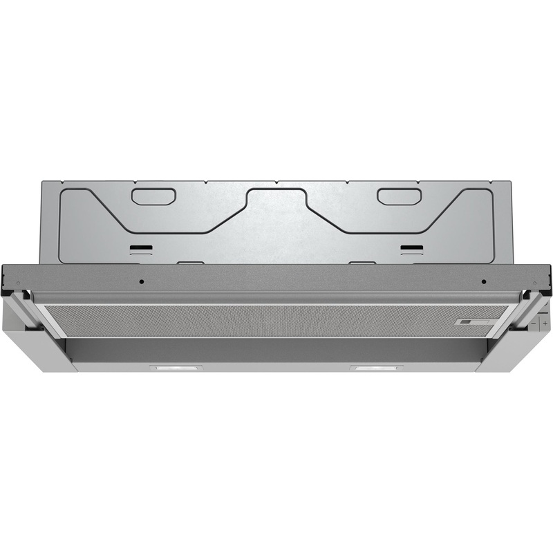 SIEMENS Dunstabzugshaube iQ300, Flachschirmhaube, 60 cm, Silbermetallic, Griffleiste optional