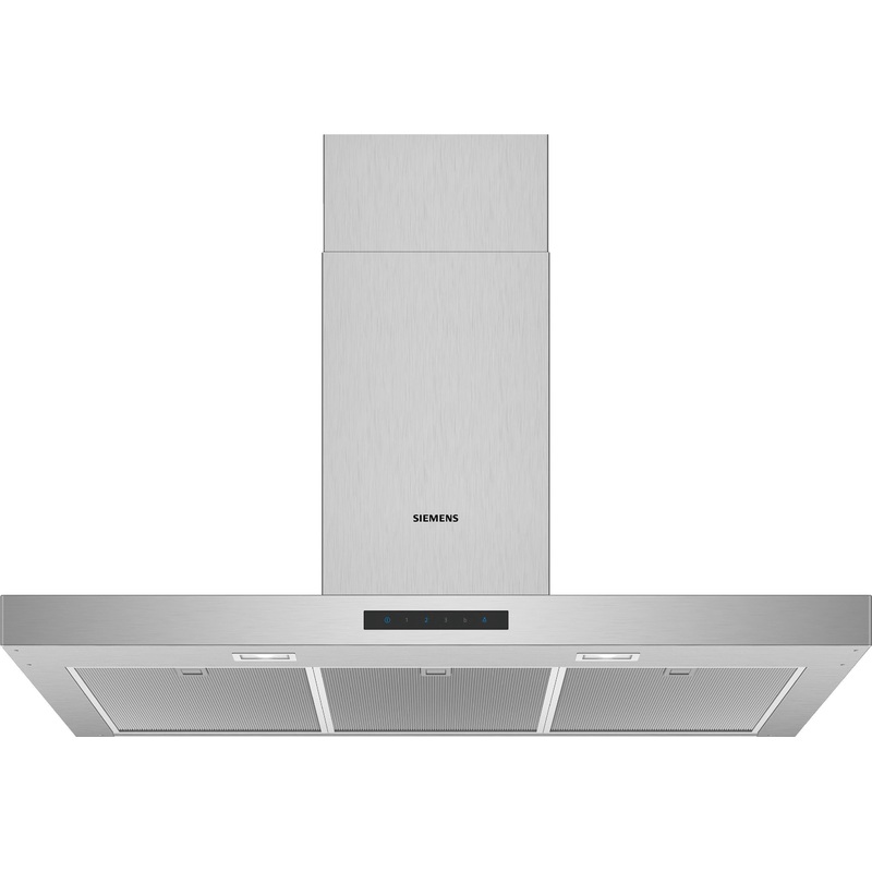 SIEMENS Dunstabzugshaube iQ300, Wandhaube, 90 cm, Edelstahl