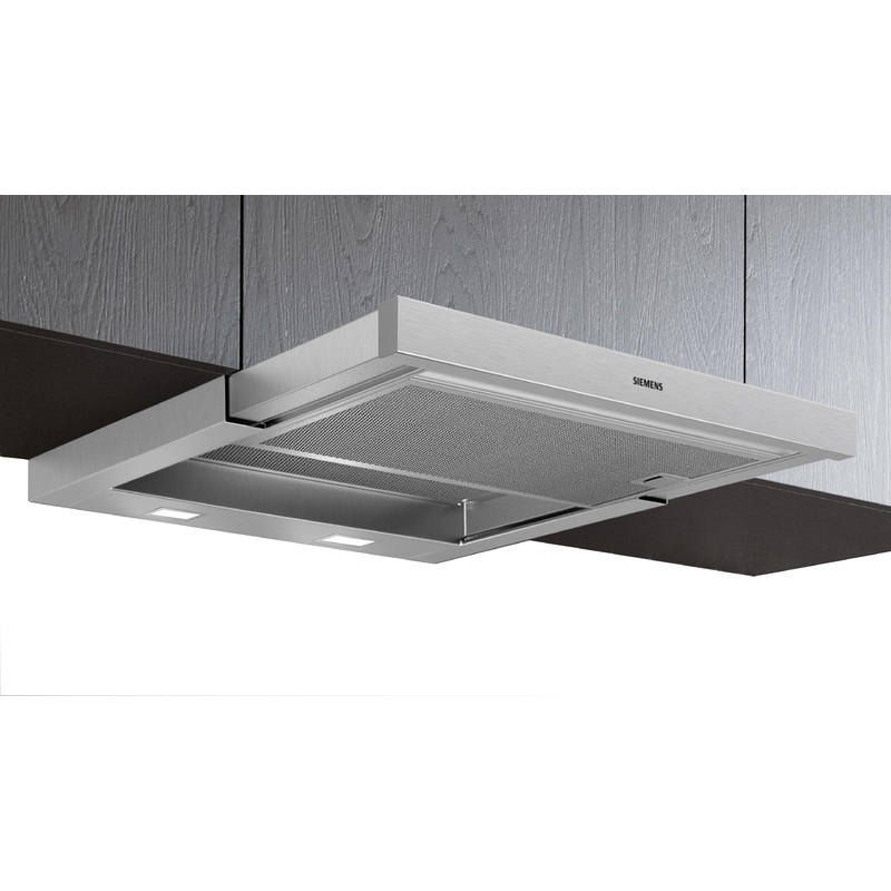 SIEMENS Dunstabzugshaube iQ500, Flachschirmhaube, 60 cm, Edelstahl, Griffleiste optional
