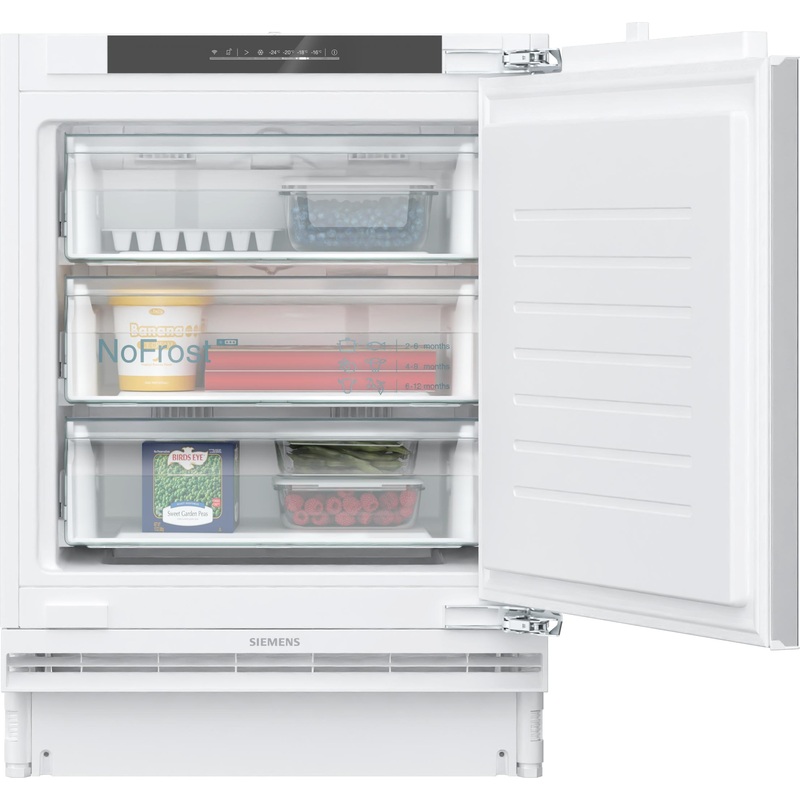 SIEMENS Gefriergerte iQ500, Einbau-Gefrierschrank, 82 x 59.8 cm, Flachscharnier mit Softeinzug