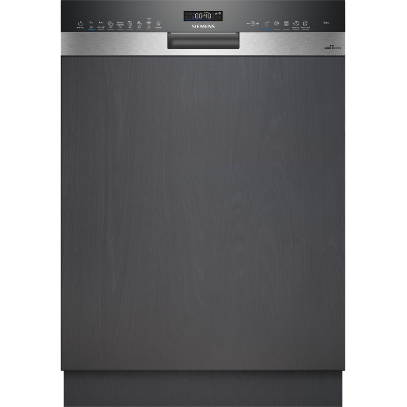 SIEMENS Geschirrspler iQ500, Teilintegrierter Geschirrspler, 60 cm, Edelstahl