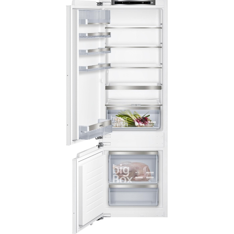 SIEMENS Khl- / Gefrierkombination iQ500, Einbau-Khl-Gefrier-Kombination, 177.2 x 55.8 cm, Flachscharnier