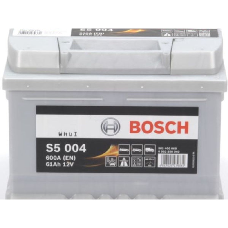 BOSCH Fahrzeugbatterie Starterbatterie Bosch 12V/61Ah/600A LxBxH 242x175x175mm/S:0