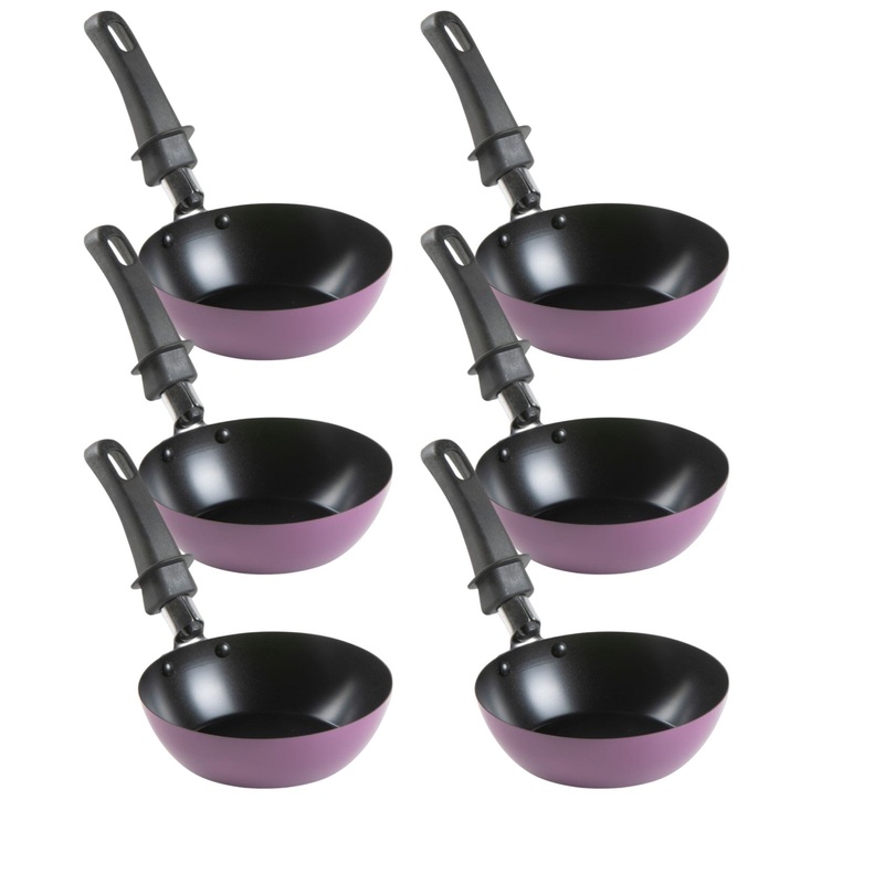 Domo Wok Pfnnchen 6er Set, lila