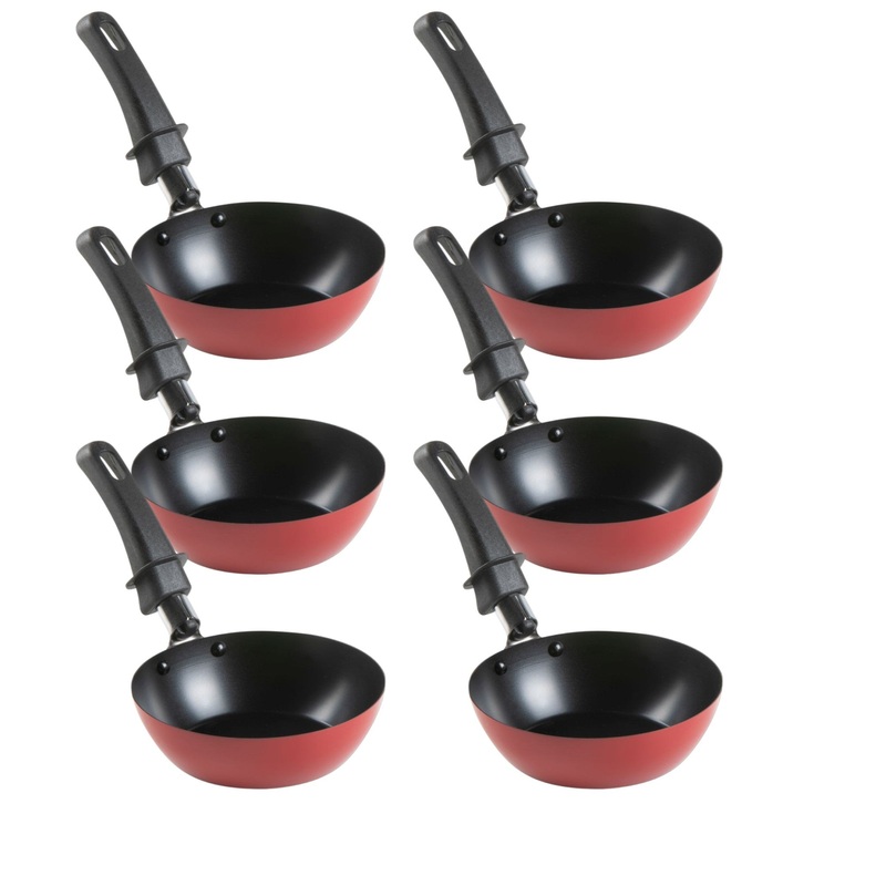 Domo Wok Pfnnchen 6er Set, rot