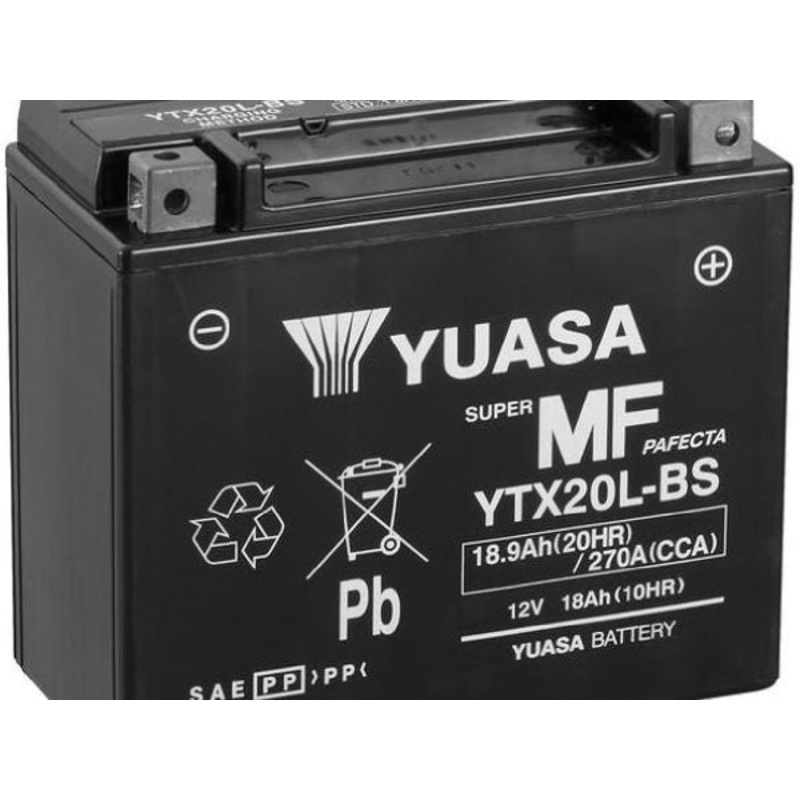 YUASA Fahrzeugbatterie AGM 12V/18.9Ah/270A