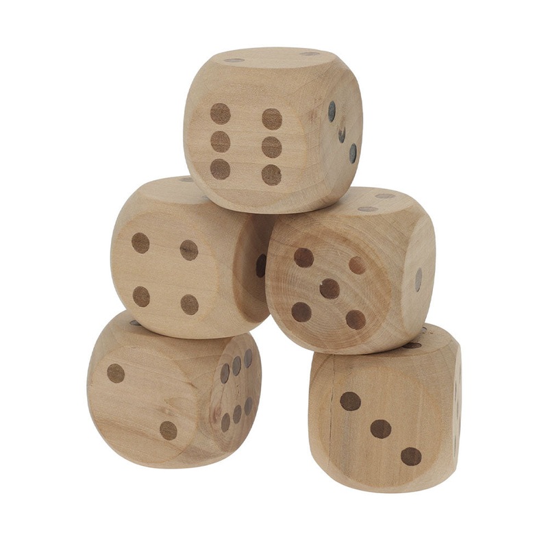 FS-STAR Spiele & Puzzles Holzwrfel 5 Stck