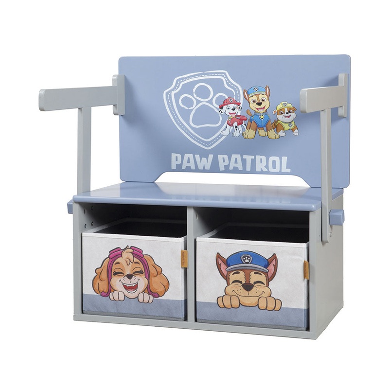 roba Kinderzimmer Klappbare Sitzbank mit Aufbewahrungsbox Paw Patrol